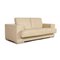 Cream Leather 3400 2-Seat Sofa by Rolf Benz 7