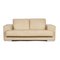 Cream Leather 3400 2-Seat Sofa by Rolf Benz, Image 1