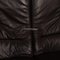Sofá de dos plazas modelo 4581 de cuero marrón oscuro de Himolla, Imagen 6