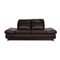 Leather 2-Seat Sofa in Dark Brown from Global Wohnen 1