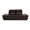 Leather 2-Seat Sofa in Dark Brown from Global Wohnen, Image 1