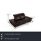 Leather 2-Seat Sofa in Dark Brown from Global Wohnen 2