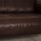 Dark Brown Leather Bacio 3-Seat Sofa from Rolf Benz 3