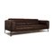 Dark Brown Leather Bacio 3-Seat Sofa from Rolf Benz 8