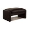 Dark Brown Leather Maralunga Stool from Cassina 1