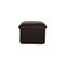 Dark Brown Leather Maralunga 2-Seat Sofa, Armchair & Pouf from Cassina, Set of 3 15