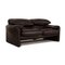 Dark Brown Leather Maralunga 2-Seat Sofa, Armchair & Pouf from Cassina, Set of 3 12
