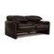 Dunkelbraunes Maralunga 2-Sitzer Ledersofa, Sessel & Pouf von Cassina, 3er Set 12