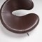Armchairs in Brown Leather by Manzoni & Tapinassi for Roche Bobois, Set of 2 6