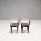 Origami Wooden Carved Dining Chairs for Roche Bobois, Set of 2 4