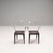 Origami Esszimmerstühle aus geschnitztem Holz für Roche Bobois, 2er Set 2