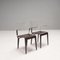 Origami Esszimmerstühle aus geschnitztem Holz für Roche Bobois, 2er Set 3
