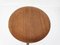 Teak and Metal Tripod Stool, Denmark, 1960s, Image 6