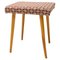 Mid-Century Upholstered Stool and Footrest, 1960, Czechoslovakia 1