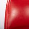 Armlehnstuhl aus rotem Kunstleder von Machonin 16