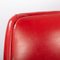Armlehnstuhl aus rotem Kunstleder von Machonin 6