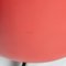 Armlehnstuhl aus rotem Kunstleder von Machonin 10