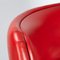 Armlehnstuhl aus rotem Kunstleder von Machonin 9