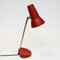 Rote Tisch- und Schreibtischlampe aus Metall von Asea, 1950er 9