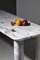 Small Walnut and White Marble Sunday Dining Table by Jean-Baptiste Souletie 10