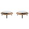 Secreto 85 Nuit de Noel Coffee Tables in White by Colé Italia, Set of 2 1