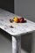 Large Walnut and White Marble Sunday Dining Table by Jean-Baptiste Souletie 8