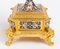 Louis XV Style Gilt Bronze and Partitioned Enamel Mantel Set, Set of 3 8