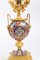 Louis XV Kaminsims aus vergoldeter Bronze und geteilter Emaille, 3er Set 7
