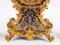 Louis XV Kaminsims aus vergoldeter Bronze und geteilter Emaille, 3er Set 3