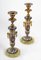 19th Century Candlesticks in Bronze Cloisonné End, Set of 2 2