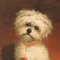 El perro, óleo sobre lienzo original, finales del siglo XIX, Imagen 2