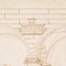 Carlo Bottini, Architectural Study, Brown Ink on Paper, 1841 3