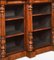 Rosewood Breakfront Open Bookcase 3