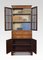 Walnut Narrow 2-Door Bookcase 3