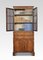 Walnut Narrow 2-Door Bookcase 6