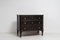 Small Antique Swedish Gustavian Chest of Drawers in Black, Image 6