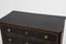 Small Antique Swedish Gustavian Chest of Drawers in Black 11
