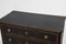 Small Antique Swedish Gustavian Chest of Drawers in Black, Image 11