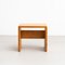 Pine Wood Stool by Charlotte Perriand for Les Arcs, 1950s, Image 7