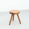 Mid-Century Modern Stools in Style of Charlotte Perriand, Set of 2, Image 5