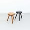 Mid-Century Modern Stools in Style of Charlotte Perriand, Set of 2, Image 2
