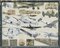 French Aviation Composition, Early 20th-Century, Collage, Framed 1