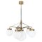 Raw Brass Klyfta 6L Ceiling Lamp by Johan Carpner for Konsthantverk, Image 1