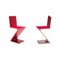 Zig Zag Chairs by Gerrit Thomas Rietveld for Cassina, Set of 2, Image 6