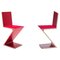 Zig Zag Chairs by Gerrit Thomas Rietveld for Cassina, Set of 2 1