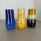 Pottery Fat Lava Supercolor Vases from Scheurich, Germany, 1970s, Set of 3 2