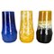 Pottery Fat Lava Supercolor Vases from Scheurich, Germany, 1970s, Set of 3, Image 1