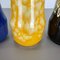Pottery Fat Lava Supercolor Vases from Scheurich, Germany, 1970s, Set of 3 12