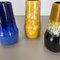 Pottery Fat Lava Supercolor Vases from Scheurich, Germany, 1970s, Set of 3 17