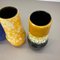 Pottery Fat Lava Supercolor Vases from Scheurich, Germany, 1970s, Set of 3 16
